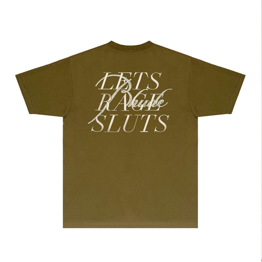 Rhude T-shirts Printed Trendy Pure Cotton