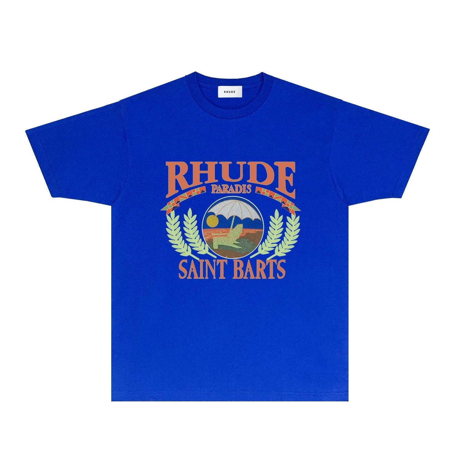 Rhude T-shirts Printed Trendy Pure Cotton