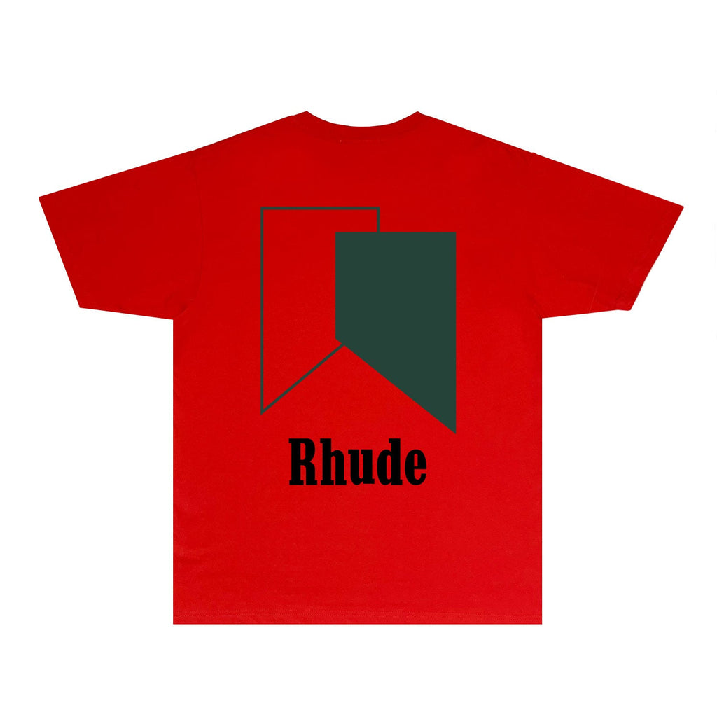 Rhude T-shirts Printed Trendy Pure Cotton