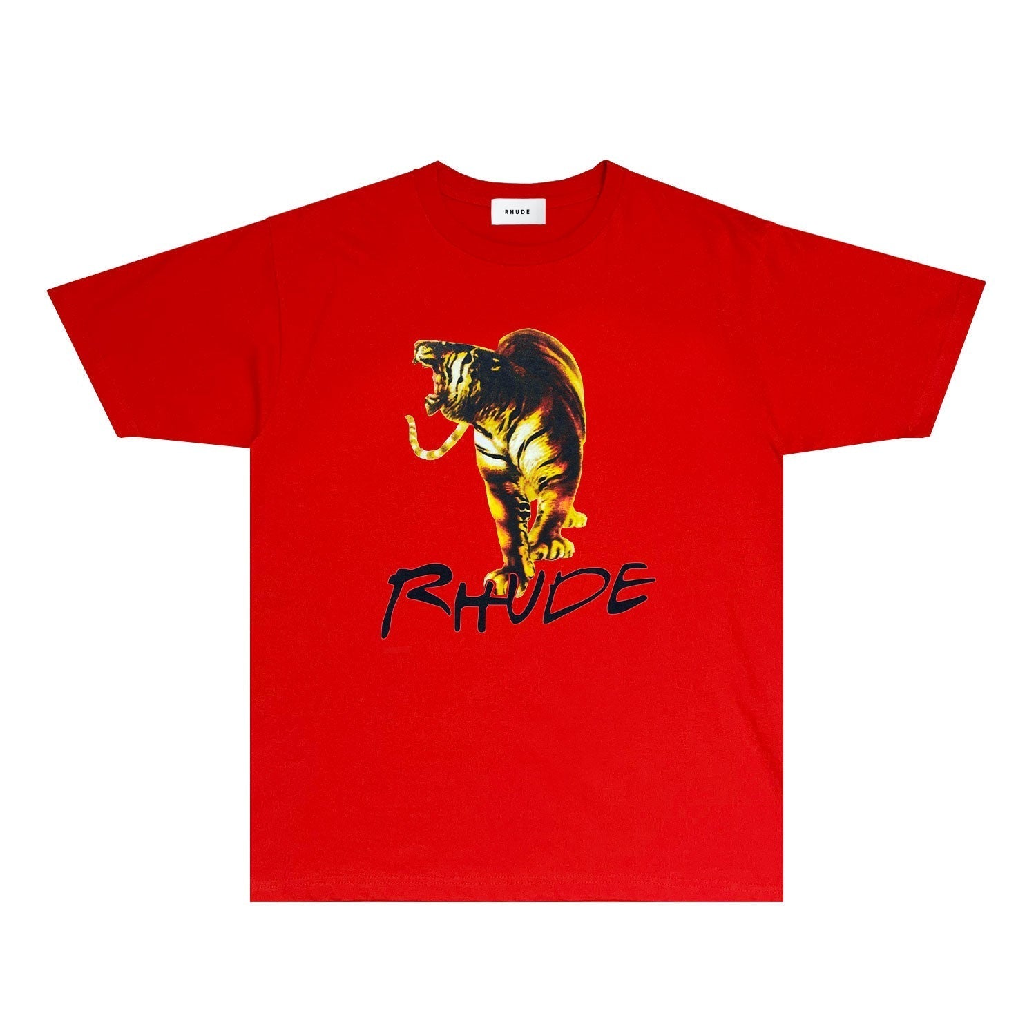Rhude T-shirts Printed Trendy Pure Cotton