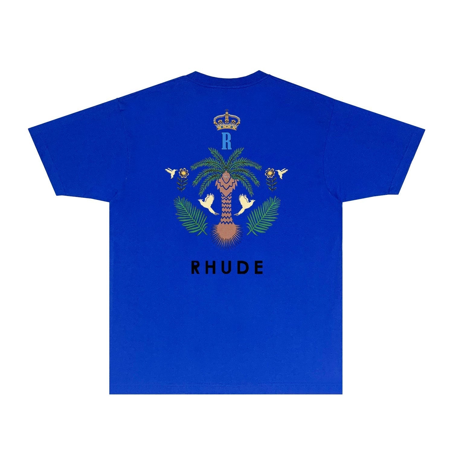 Rhude T-shirts Printed Trendy Pure Cotton