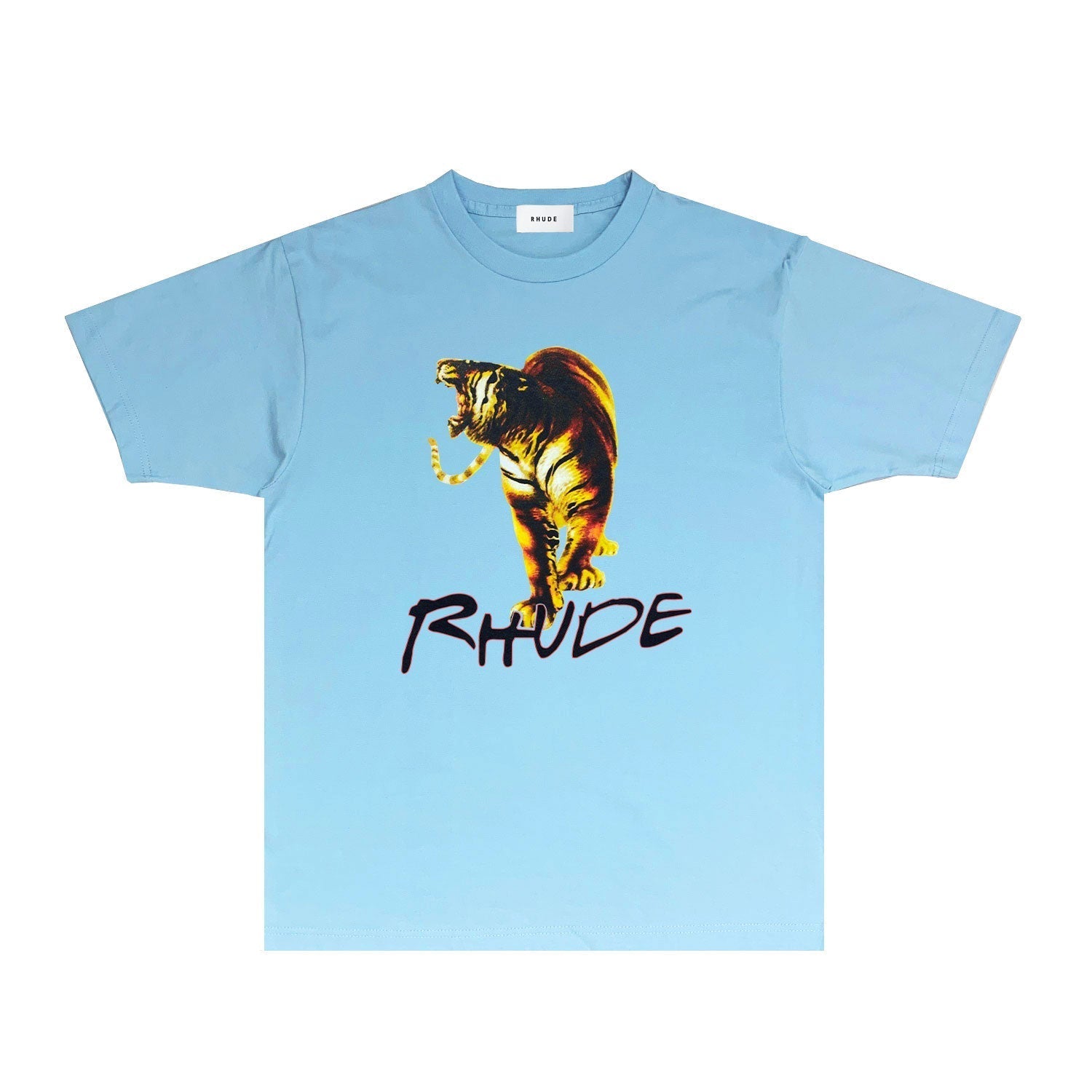 Rhude T-shirts Printed Trendy Pure Cotton