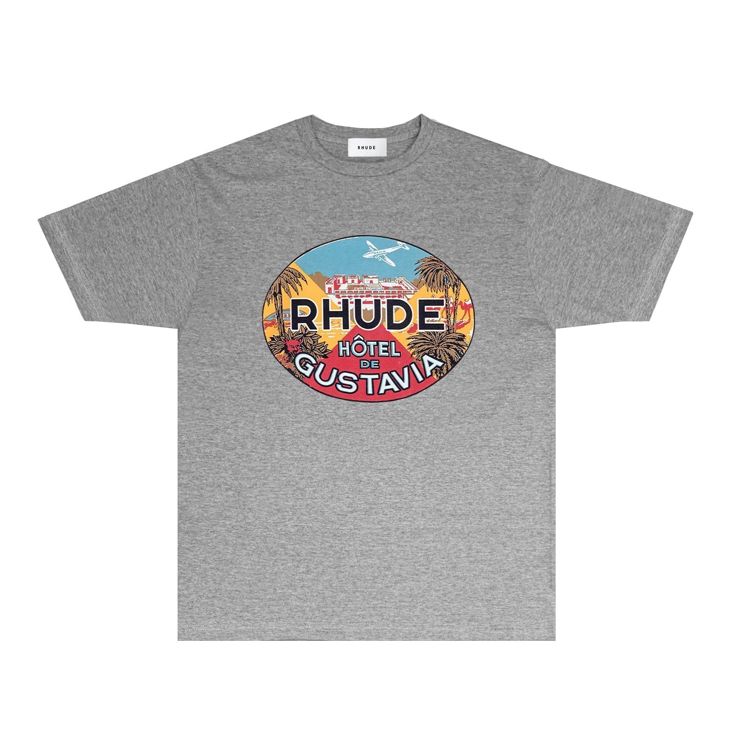 Rhude T-shirts Printed Trendy Pure Cotton