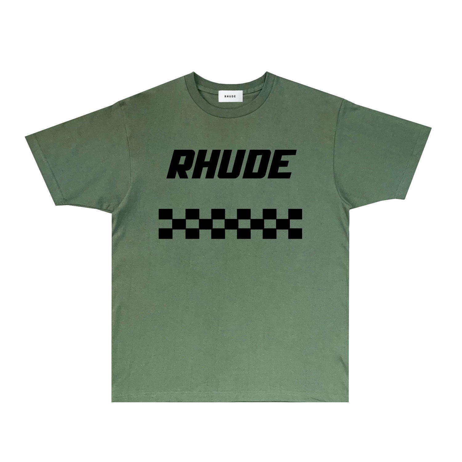 Rhude T-shirts Printed Trendy Pure Cotton