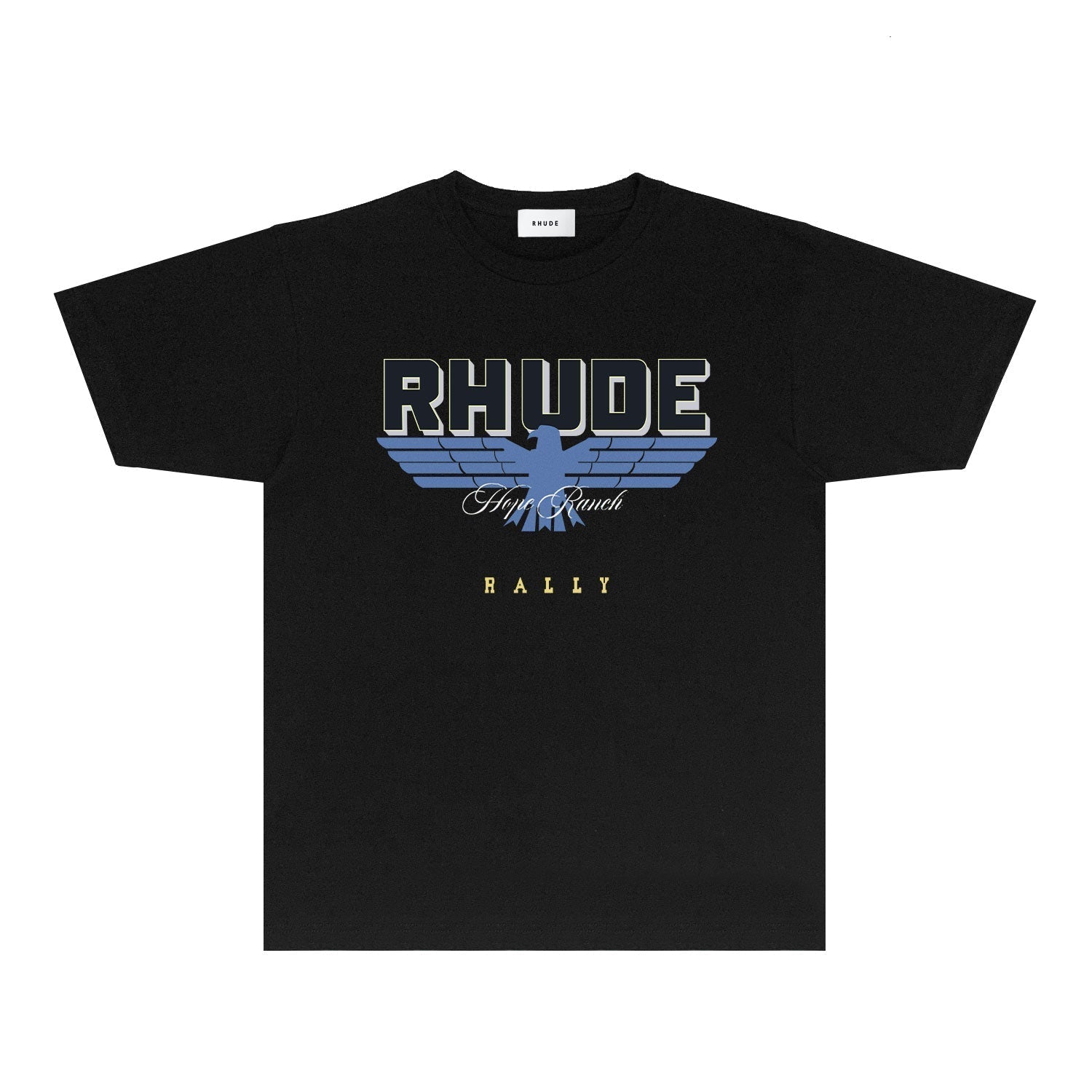 Rhude T-shirts Printed Trendy Pure Cotton