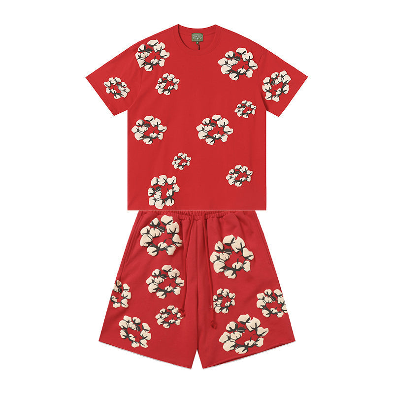 Denim Tears T-shirt & Shorts 2 Piece Set