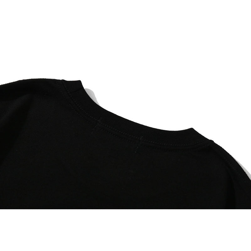 Bape Bearbrick T-Shirt Spring And Summer Leisure Loose Classic Cartoon Print