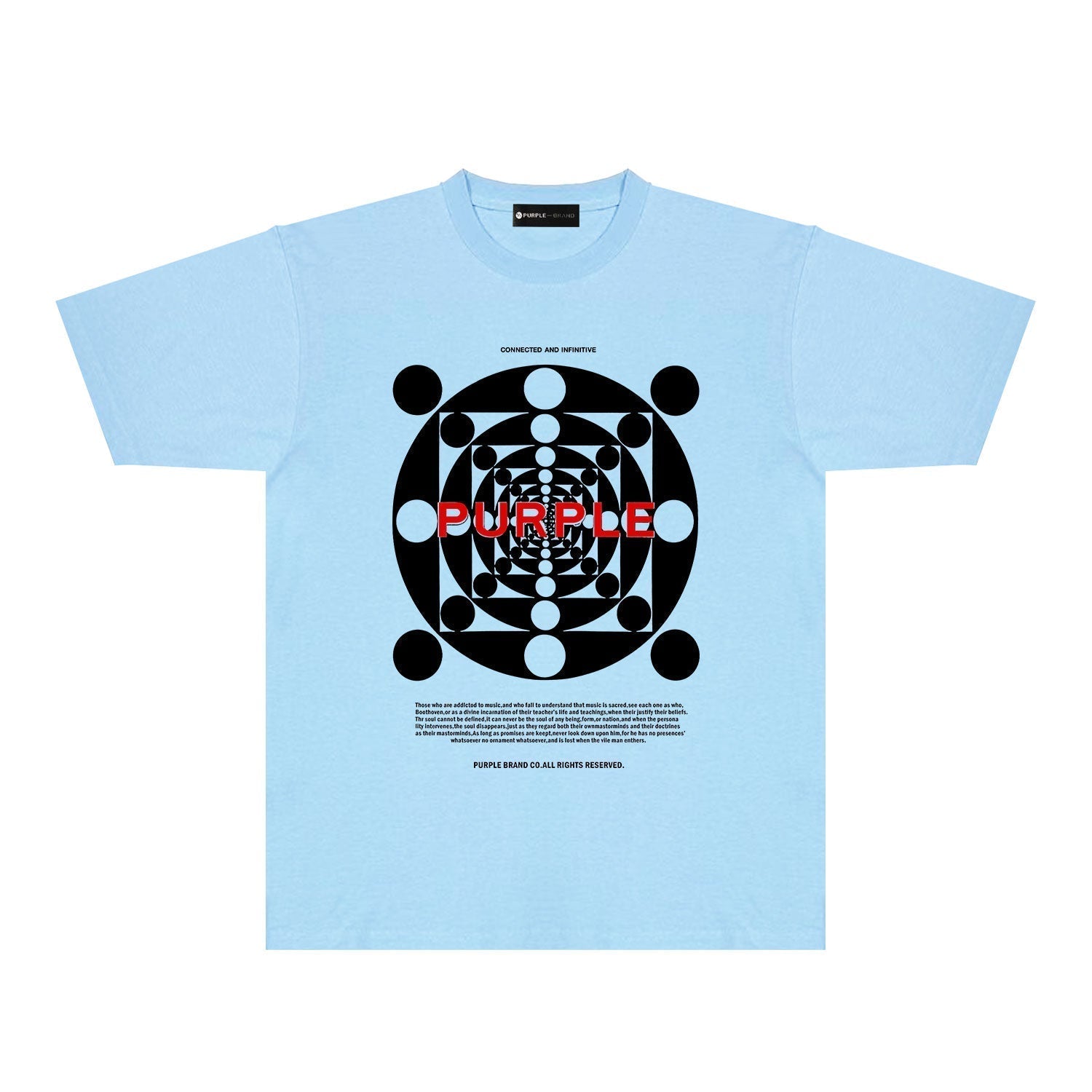 PURPLE  fashion T-shirt