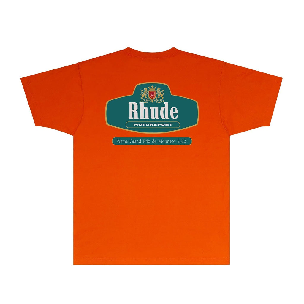 Rhude T-shirts Printed Trendy Pure Cotton