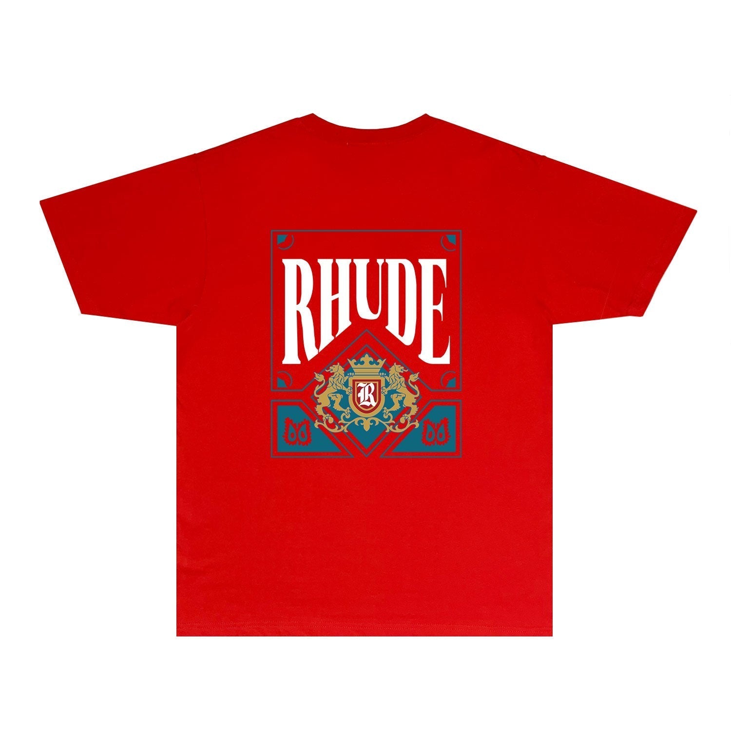 Rhude T-shirts Printed Trendy Pure Cotton