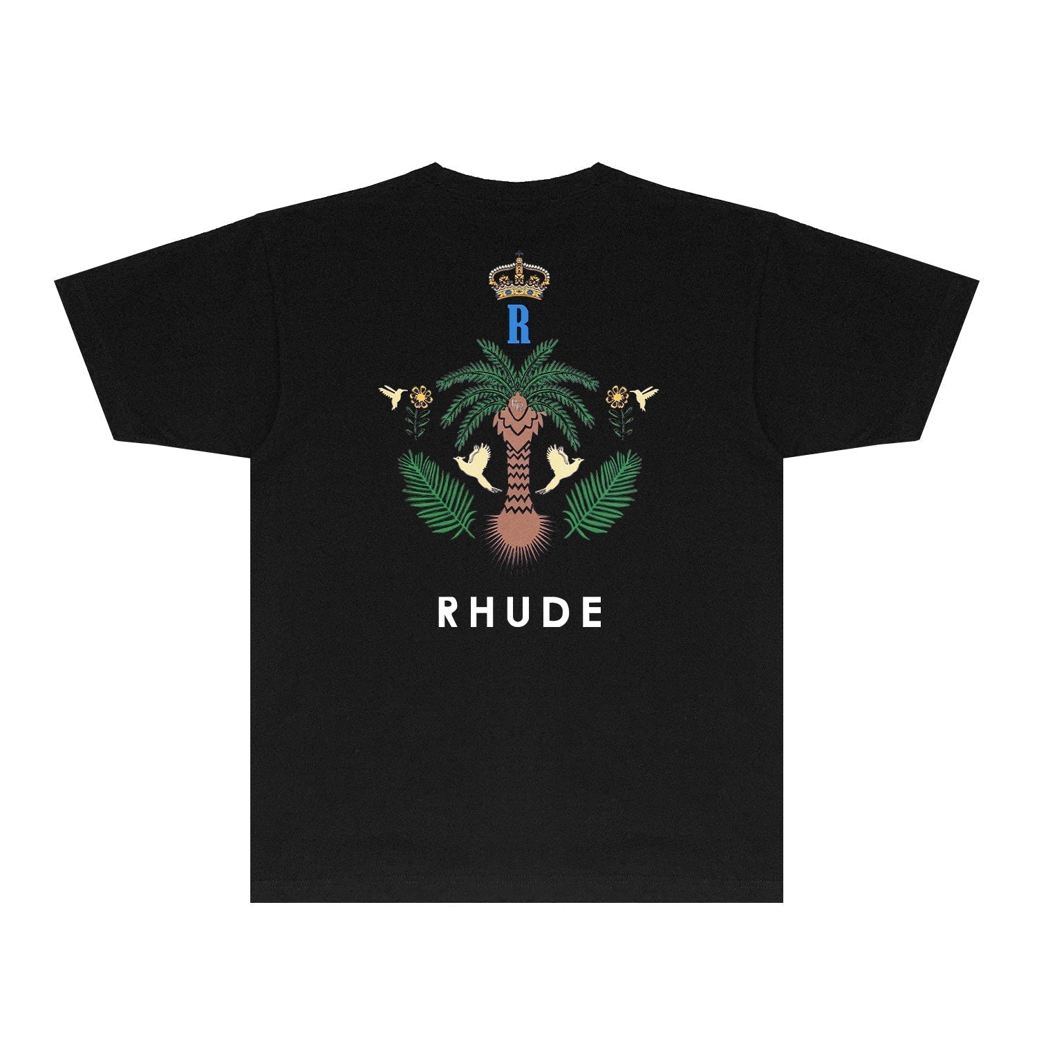 Rhude T-shirts Printed Trendy Pure Cotton
