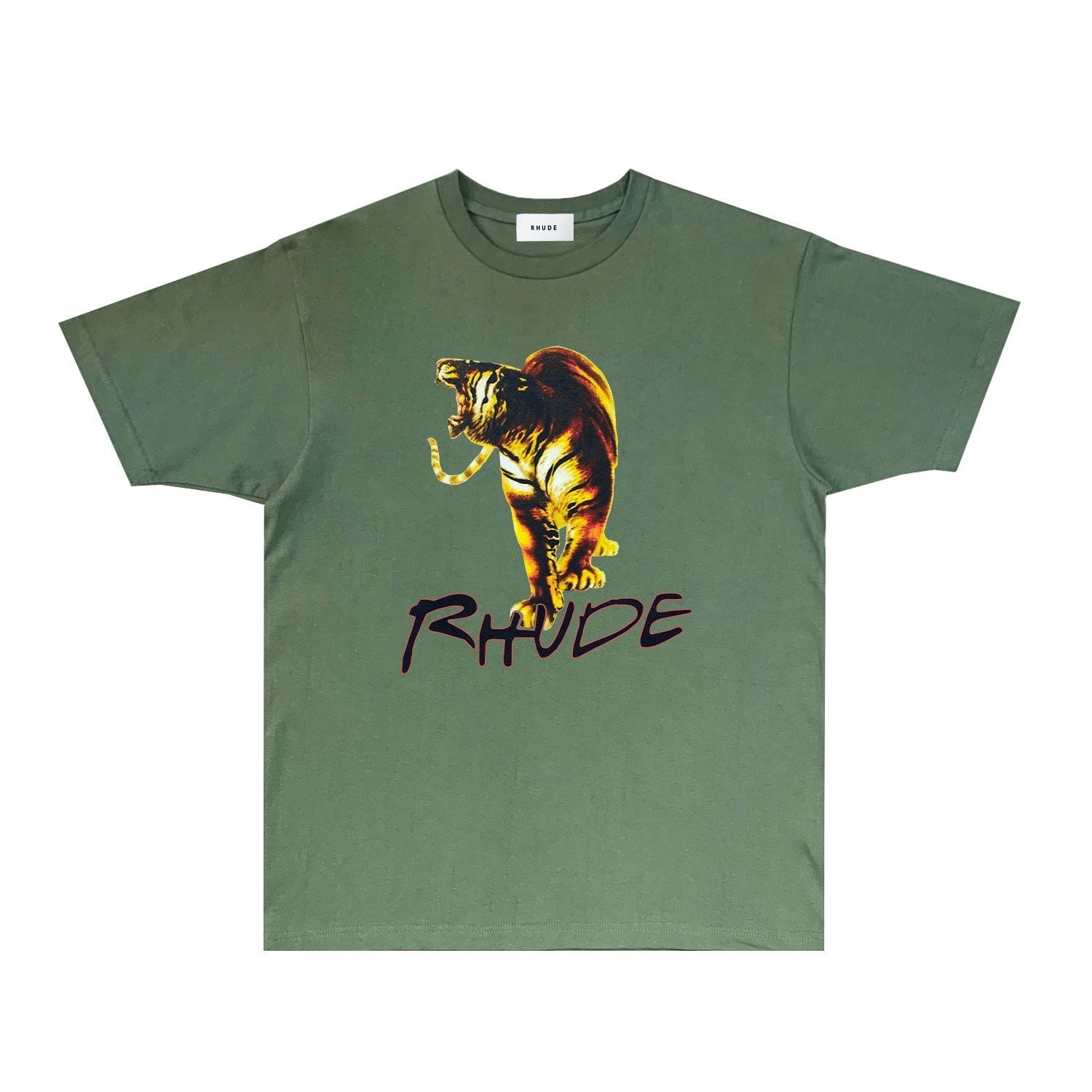 Rhude T-shirts Printed Trendy Pure Cotton