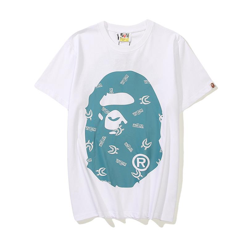 Bathing Ape T-Shirt Cartoon Anime Loose Teen Summer Casual T-shirt