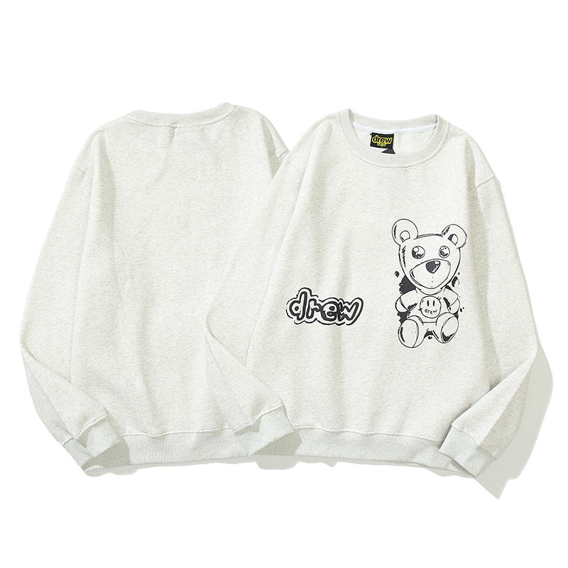 Drew House Sweatshirts Bear Crew Neck Fleece Sweater
