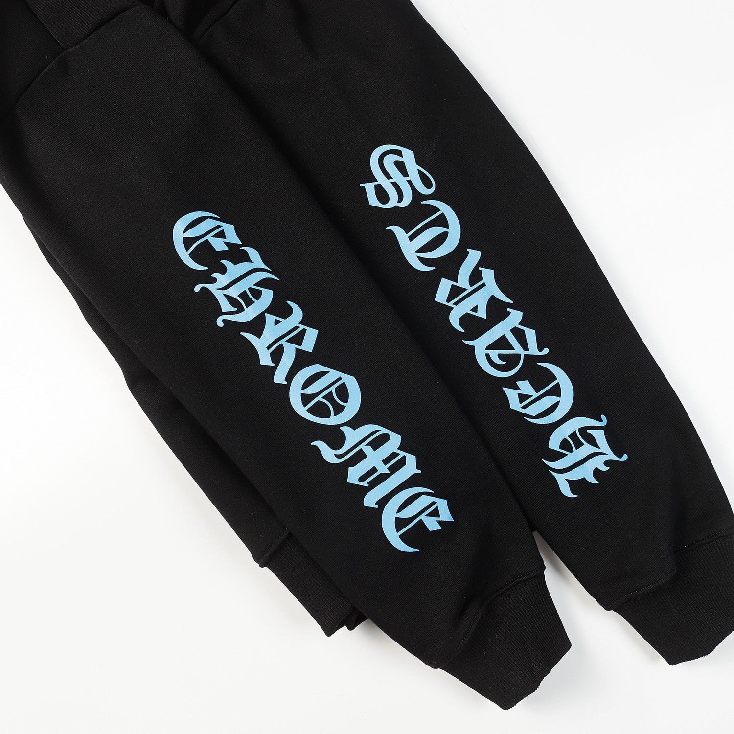 Chrome Heart HoodieCH Premium Lightning Blue Zipper Hooded Sweater Jacket Cardigan