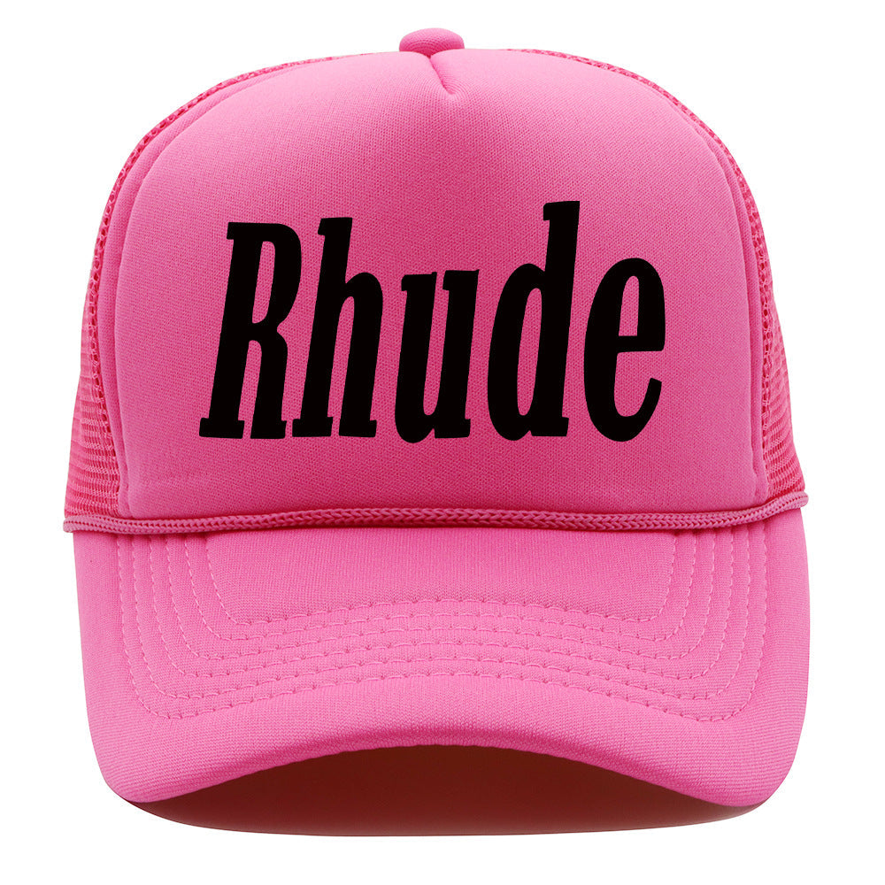 Rhude Hat Baseball Cap Outdoor Shade Mesh Cap