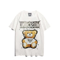 Moschino T-shirt Bear Printed Short-Sleeved T-shirt Couple Wear