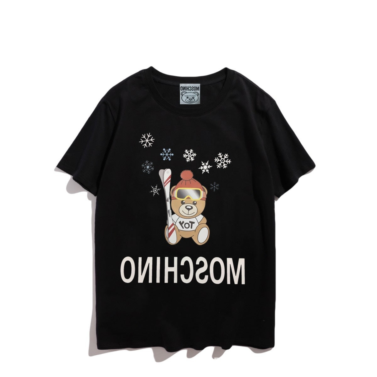 Moschino T-shirt Bear Printed Short-Sleeved T-shirt Couple Wear