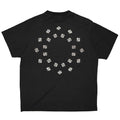 Askyurself T-shirts Paisley Embossed Three-Dimensional Puff Print Distressed