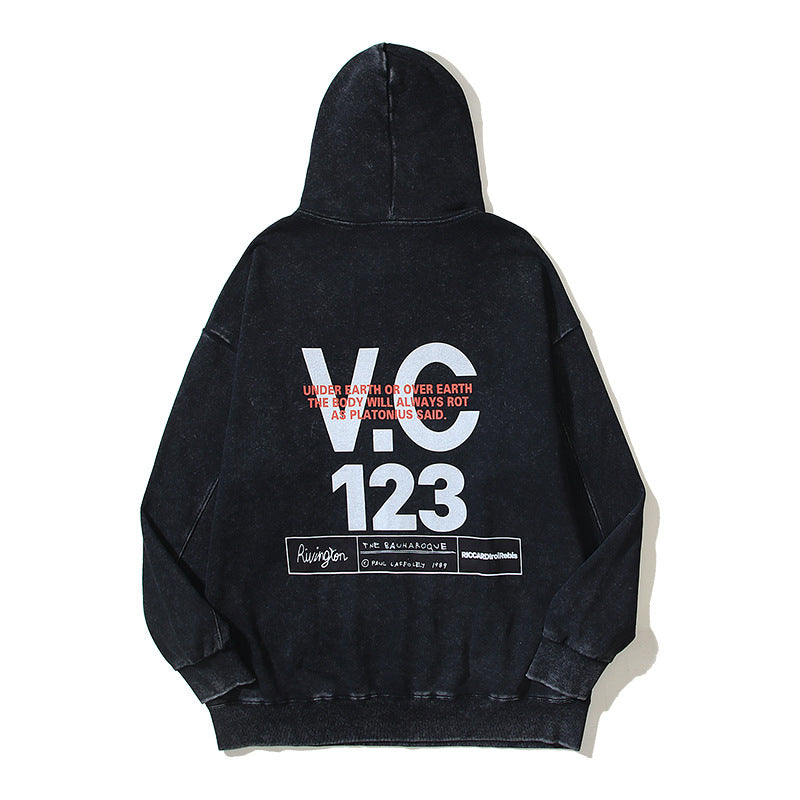 RRR123 Hoodie Distressed Hoodie
