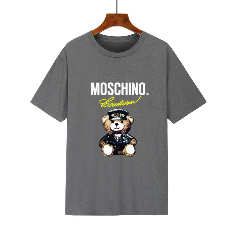 Moschino T-shirt Street Hip-Hop Men'S Short-Sleeved T-shirt