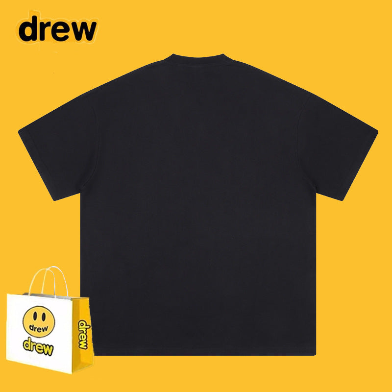 Drew T-shirts Smiley Face Printed High Street