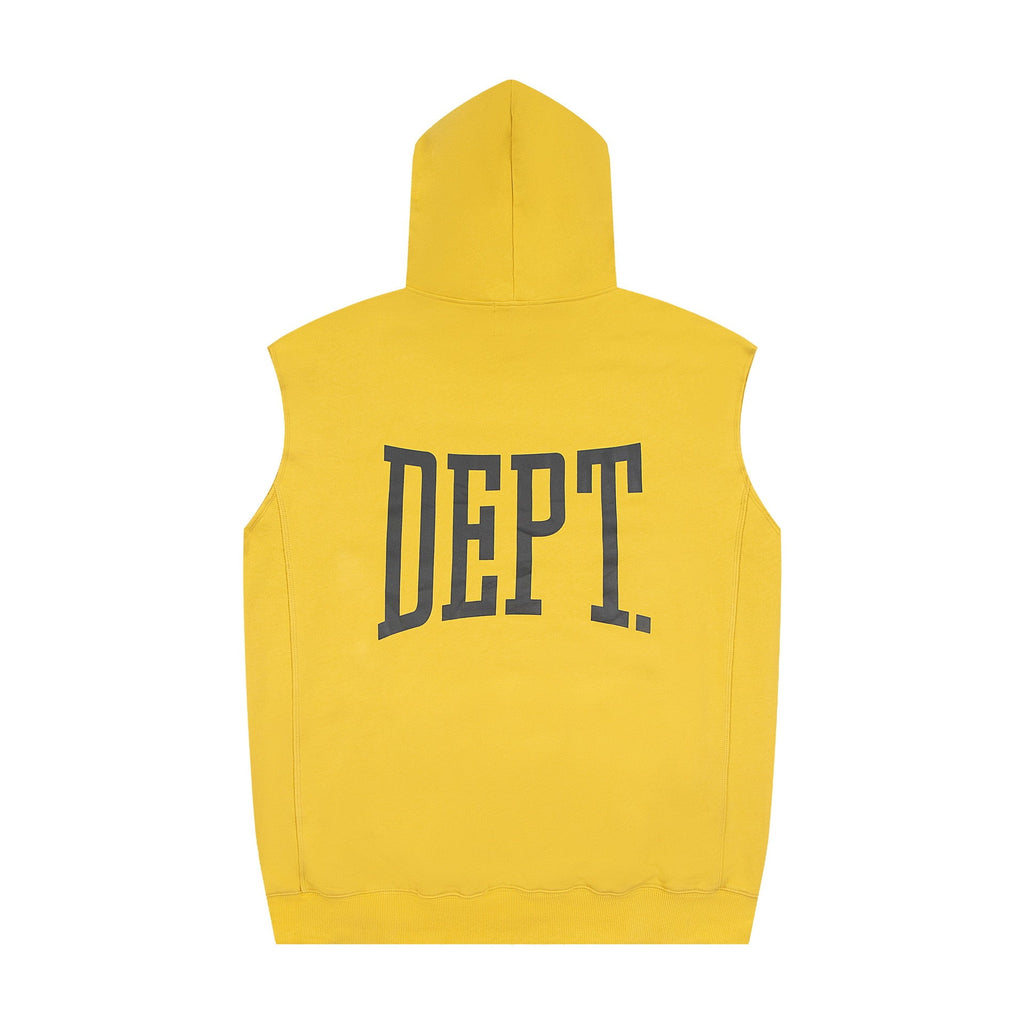 Gallery Dept Hoodie Letter Sleeveless Hooded Sweater