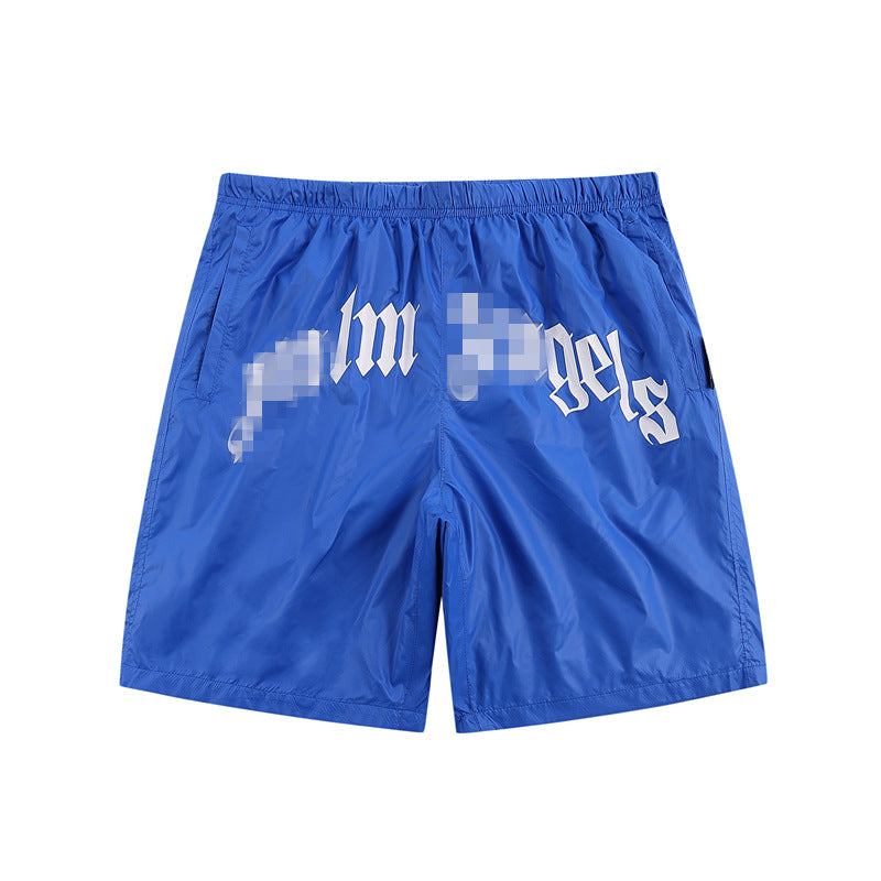 Palm Angle Shorts Palm Angels Letter Logo Casual Shorts Men's and Women's Sports Shorts
