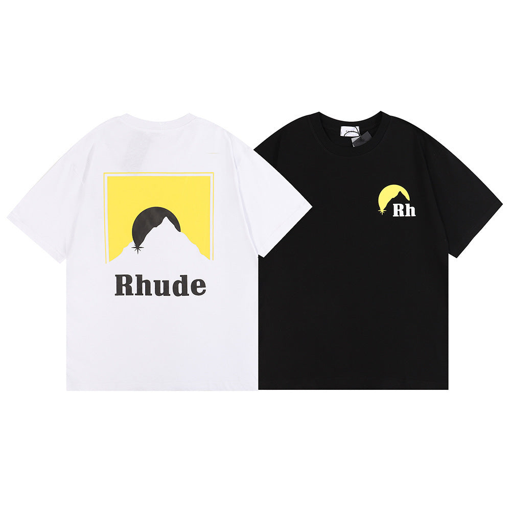 Rhude T-shirt Sunset Printed Short Sleeve T-shirt