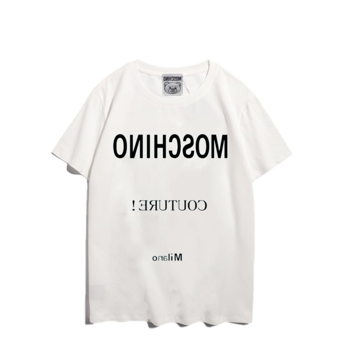 Moschino T-shirt Bear Printed Short-Sleeved T-shirt Couple Wear