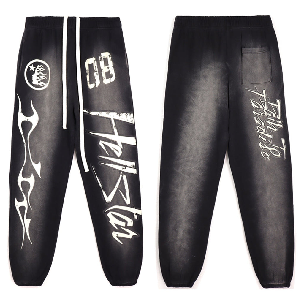 Hellstar Sweatpants Retro Distressed