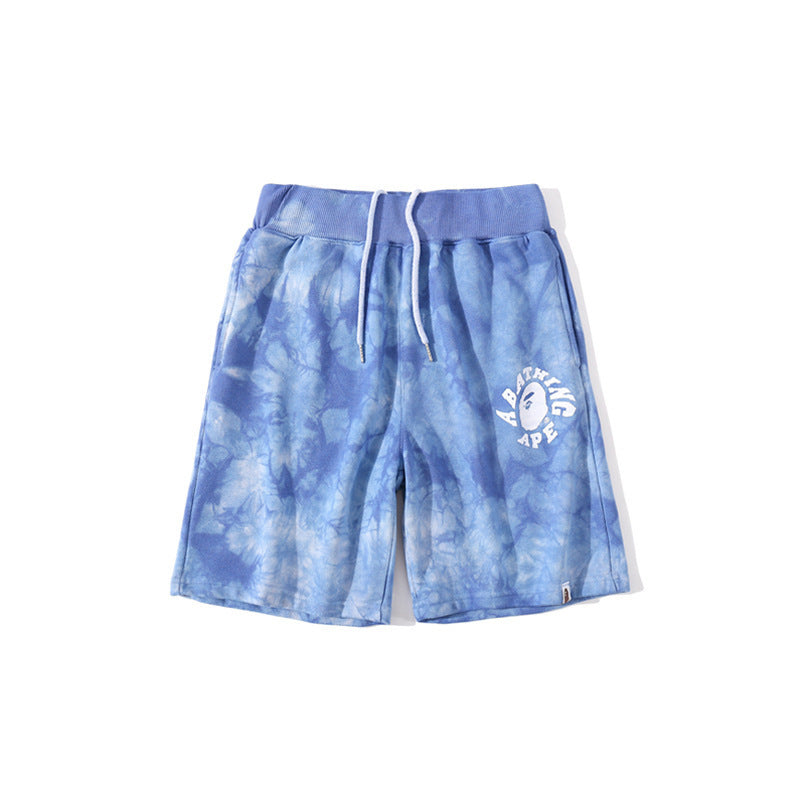 Bathing Ape Shorts Summer Men's and Women's Casual Shorts Middle Pants Fifth Pants