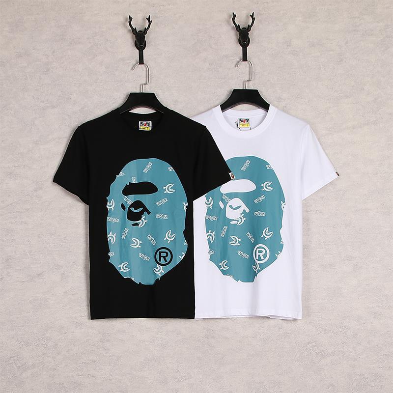 Bathing Ape T-Shirt Cartoon Anime Loose Teen Summer Casual T-shirt