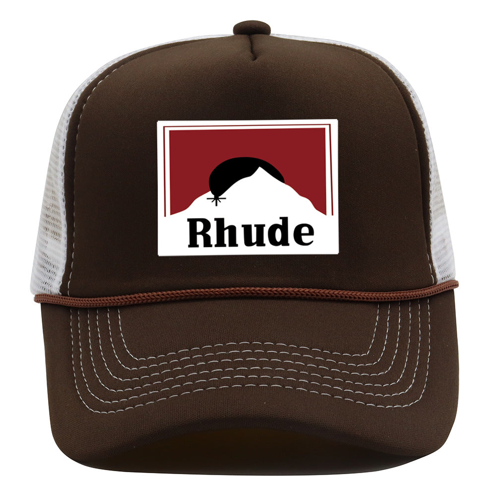 Rhude Hat Vintage Breathable Shade Baseball Cap