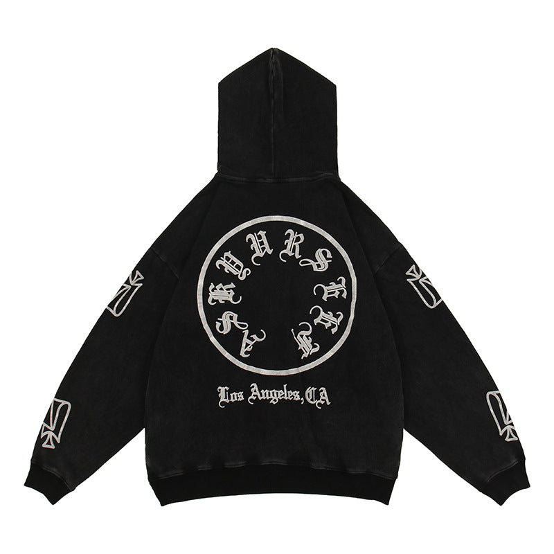 Askyurself Hoodie Men's Clothing Fall/Winter Hoodie Men's and Women's Loose