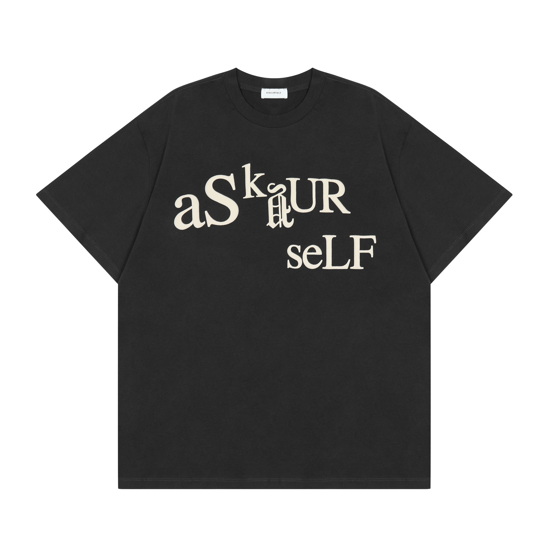 Askyurself T-shirts Printed High Street Casual Short Sleeve T-shirt