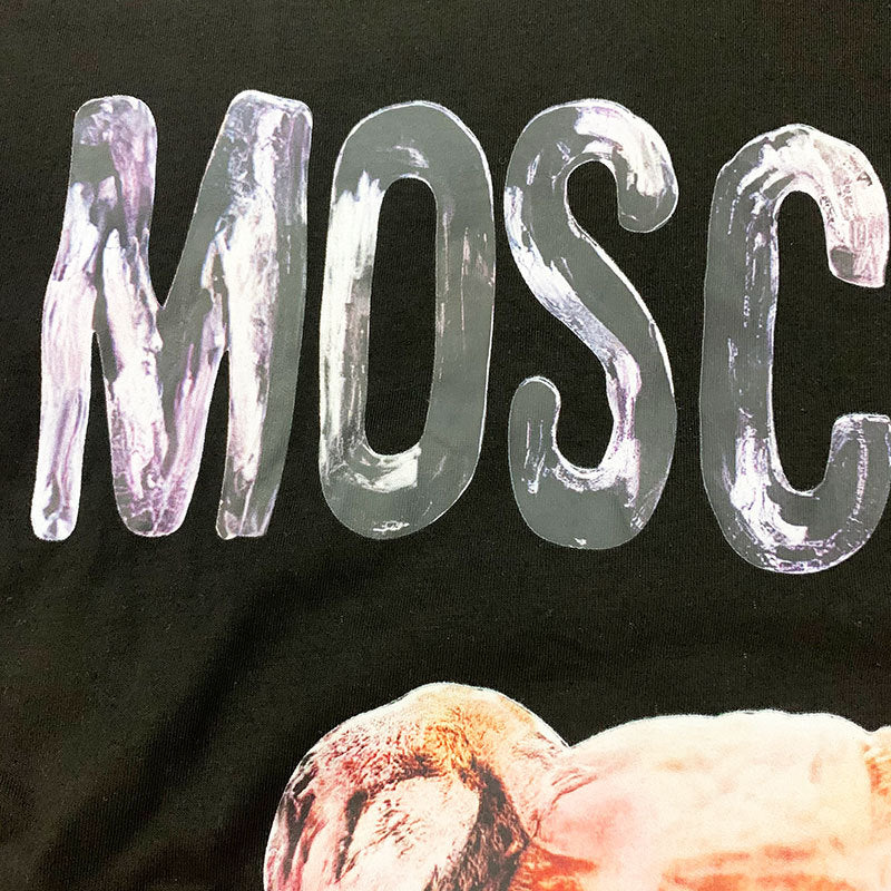 Moschino T-shirt Loose Round Neck T-shirt