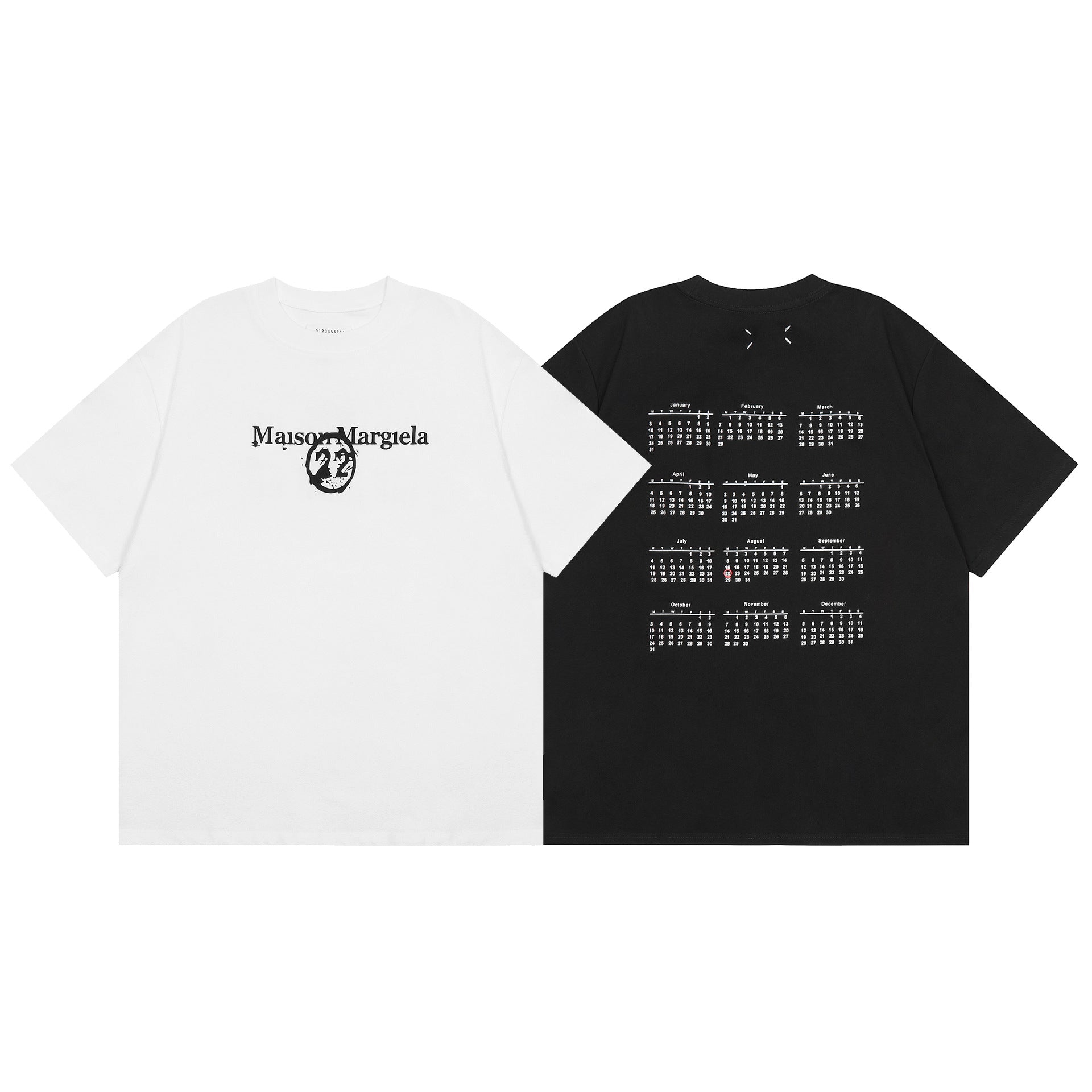 Maison Margiela T-shirt Crew Neck Loose Short Sleeve T-shirt