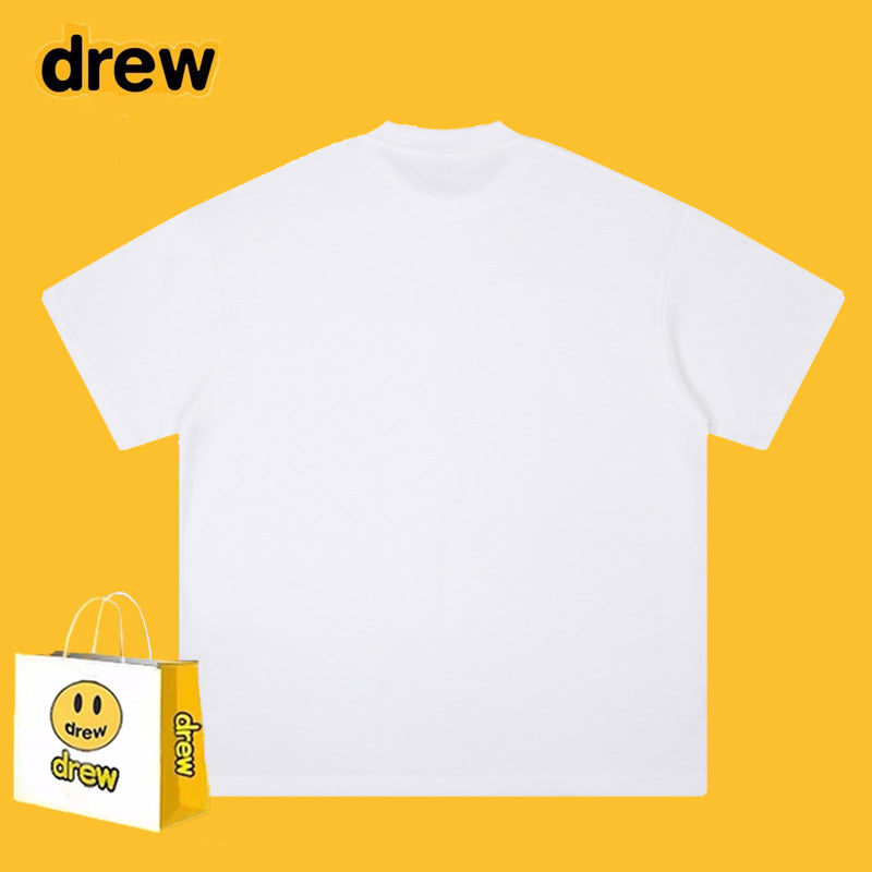 Drew T-shirts Smiley Face Printed High Street