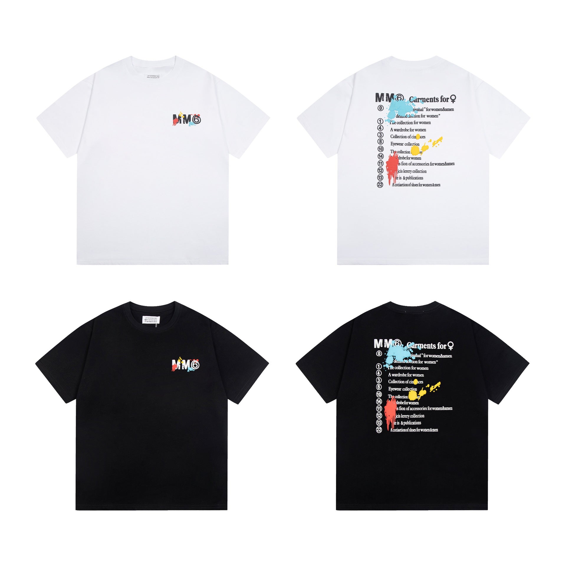 Maison Margiela T-shirt Crew Neck Loose Short Sleeve T-shirt