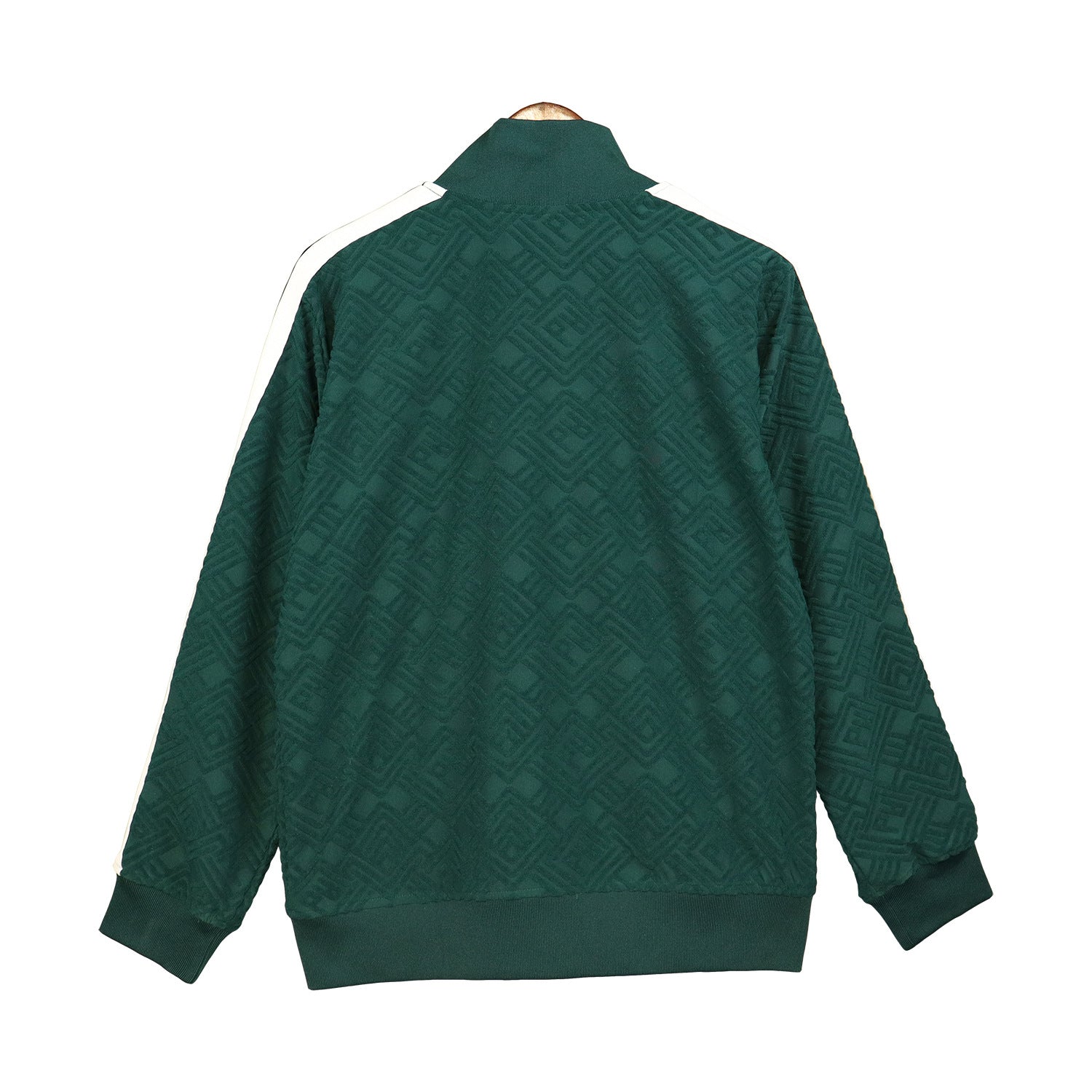 Palm Angle Sweatshirt Palm Angels Striped Stand Collar Jacket for Men and Women Couple Loose Sports Jacket