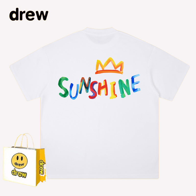 Drew T-shirts Short-Sleeved Clothes Heavy Weight