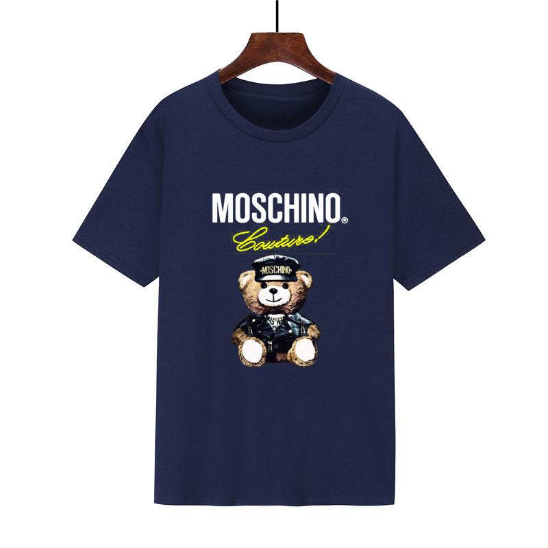 Moschino T-shirt Street Hip-Hop Men'S Short-Sleeved T-shirt