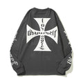 Askyurself T-shirts Big Talker Same Skull Hand Cross Sweater