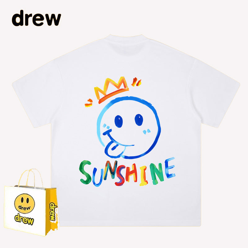 Drew T-shirts Printed Short Sleeve Loose Men