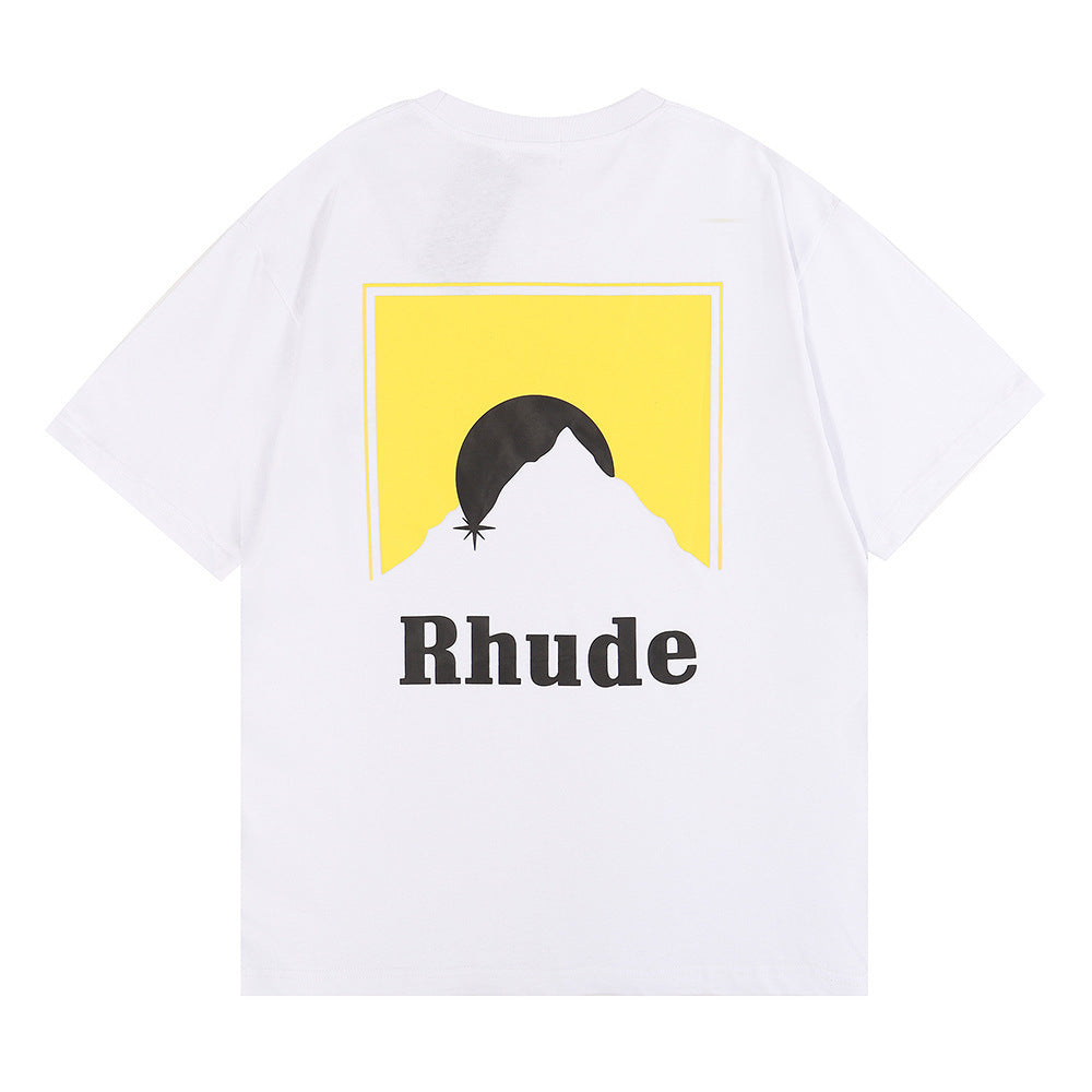 Rhude T-shirt Sunset Printed Short Sleeve T-shirt