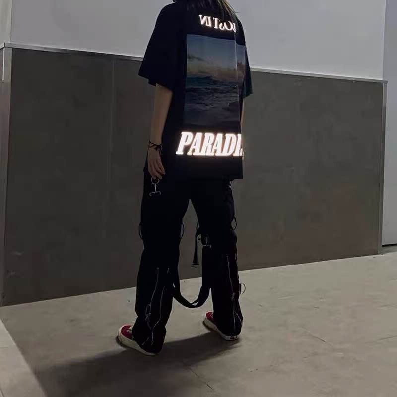 Askyurself T-shirts Big Talker Same Reflective California HAILANG Pattern