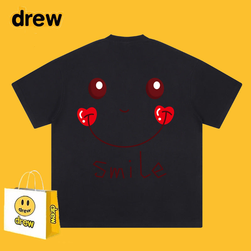 Drew T-shirts Printed Short Sleeve round Neck