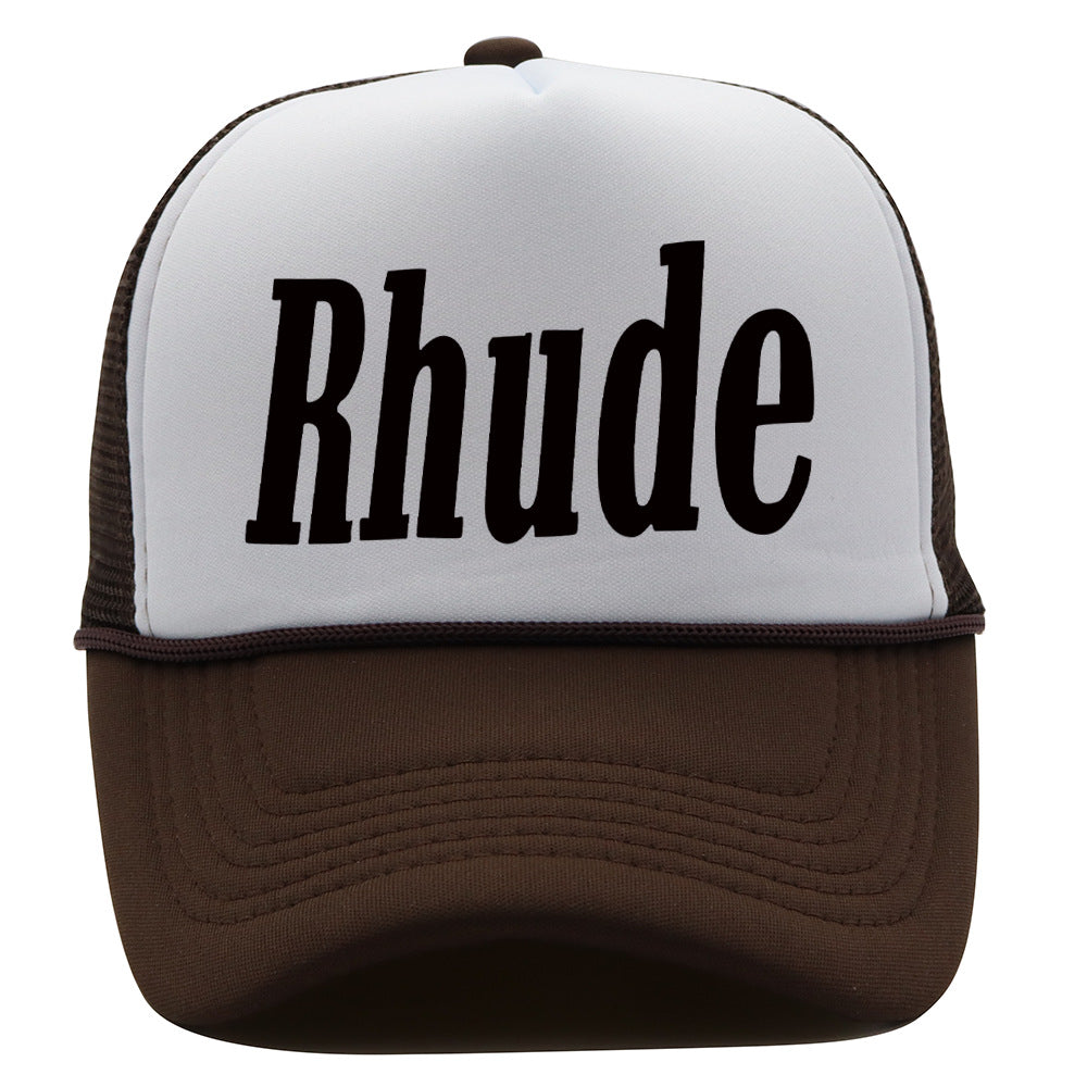 Rhude Hat Baseball Cap Outdoor Shade Mesh Cap