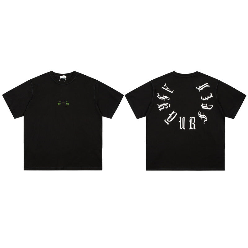 Askyurself T-shirts Loose Couple Short Sleeve T-shirt